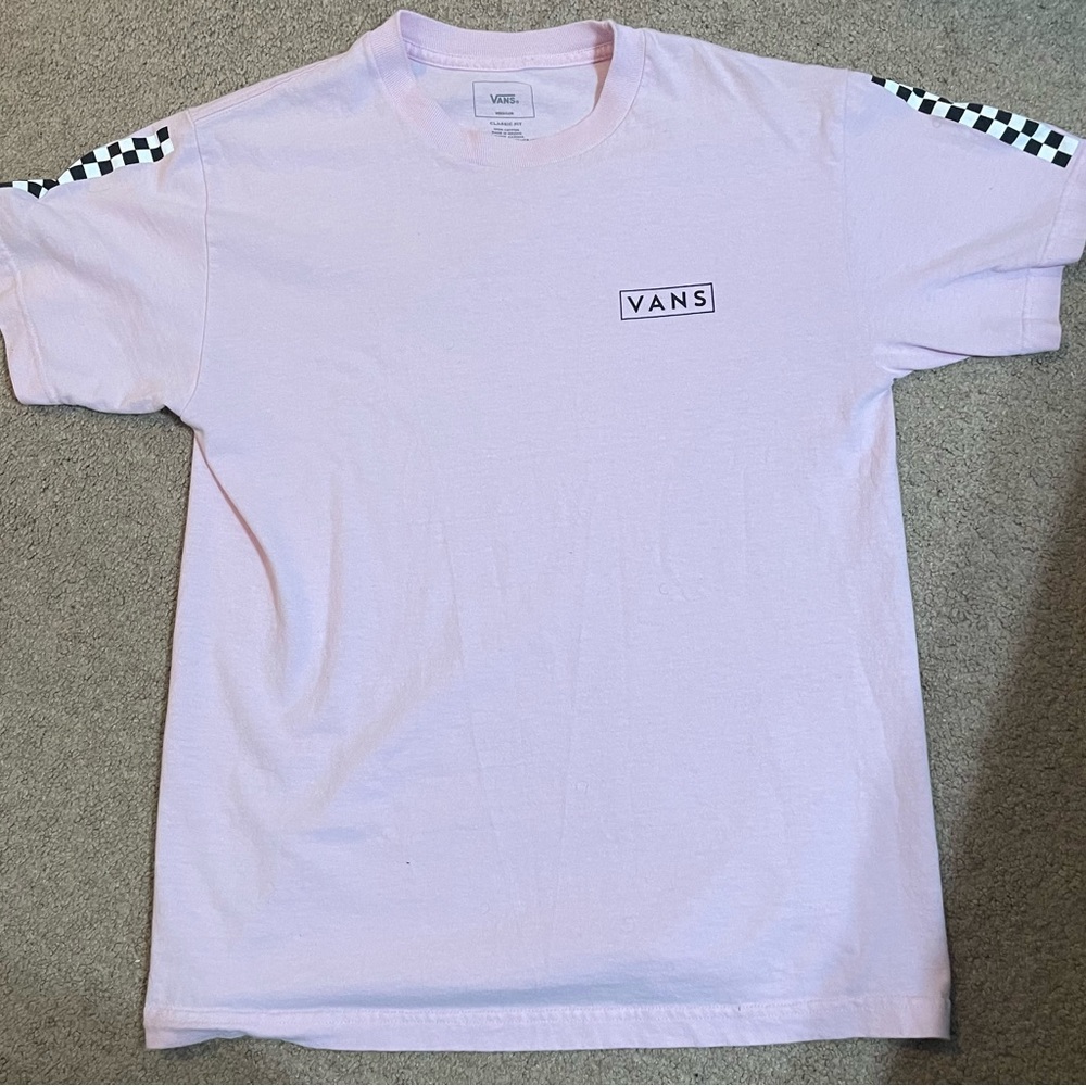 Pink Vans Tee Medium